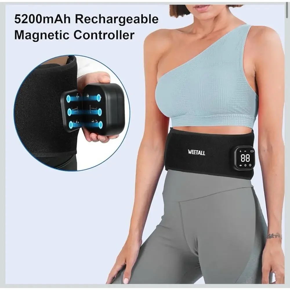 Cordless Red Light Therapy Belt: Portable Wireless Infrared Light Wrap Vibration - Picture 3 of 8